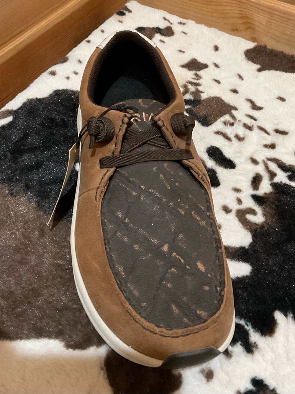 Ariat Brown Two-Tone Casual Slip-On Loafer